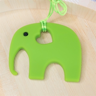 Kousátko slon zelená 