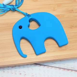 Kousátko slon modrá