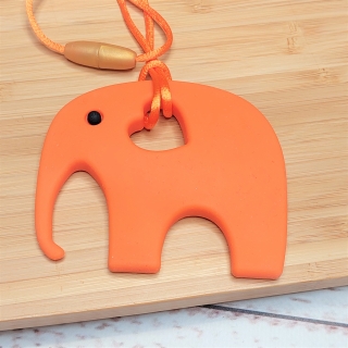 Kousátko slon oranžová